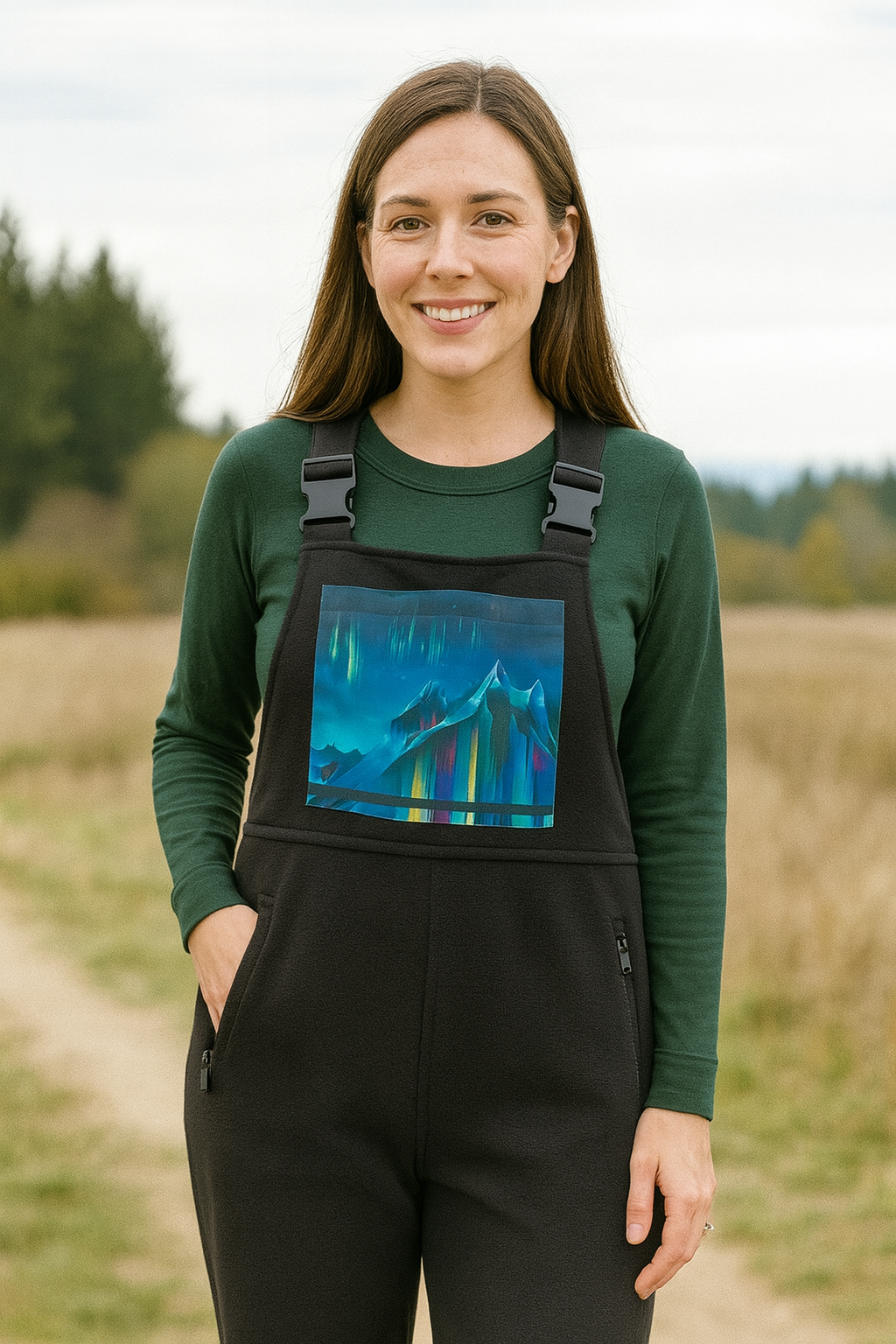 Free Spirit Fleece Overalls