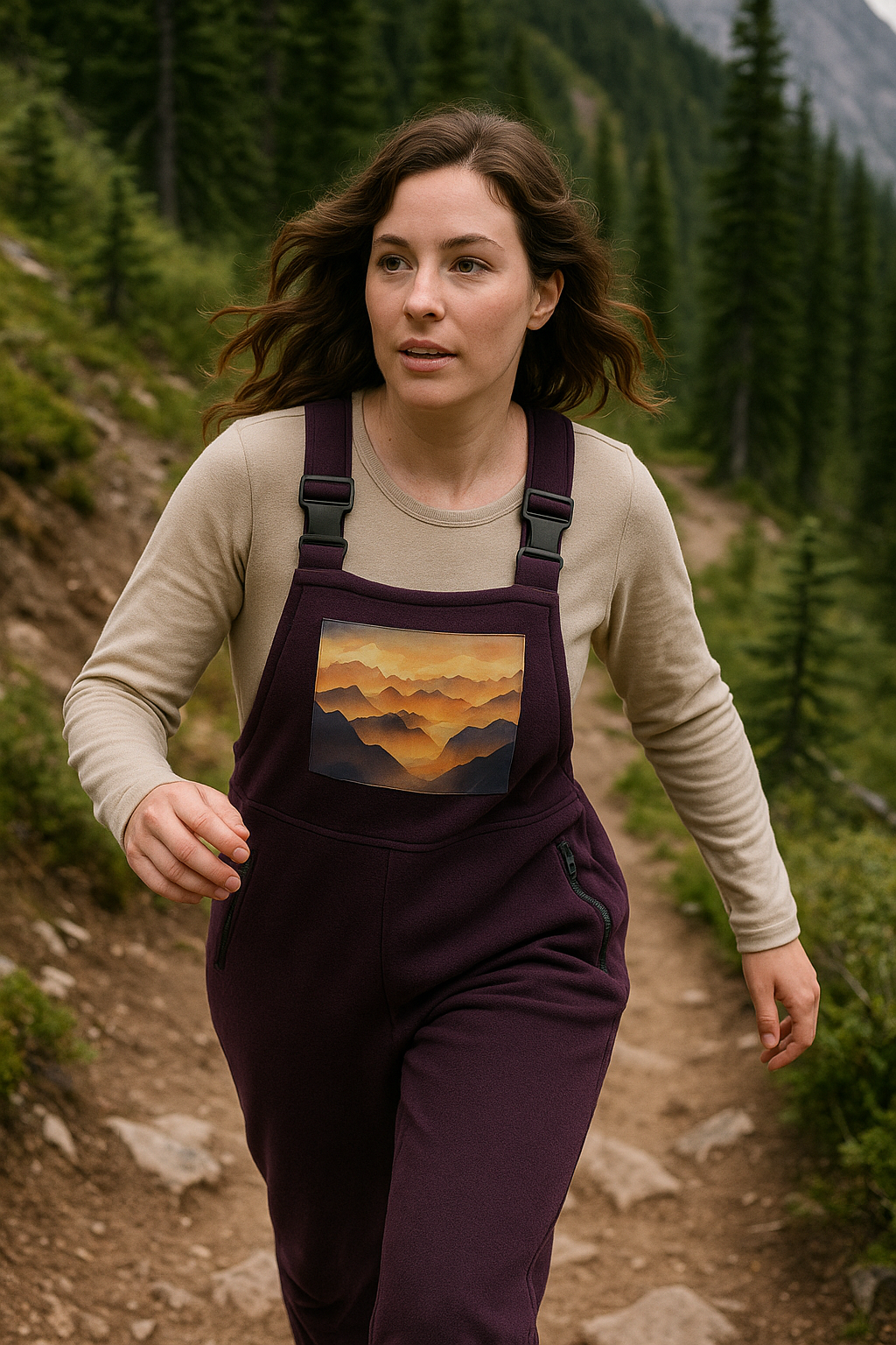 Spread Your Wings Fleece Overalls