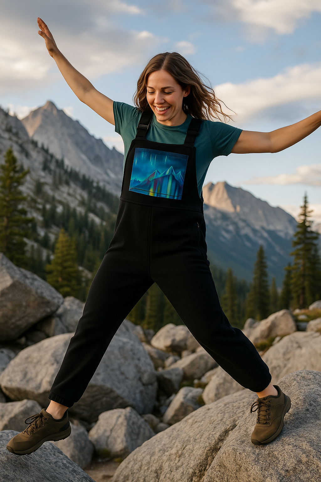 Free Spirit Fleece Overalls