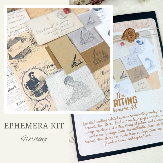 Writing Ephemera Kit - Premium Coordinated Kits from A House of Books - Just $24.99! Shop now at Concordia Style Boutique