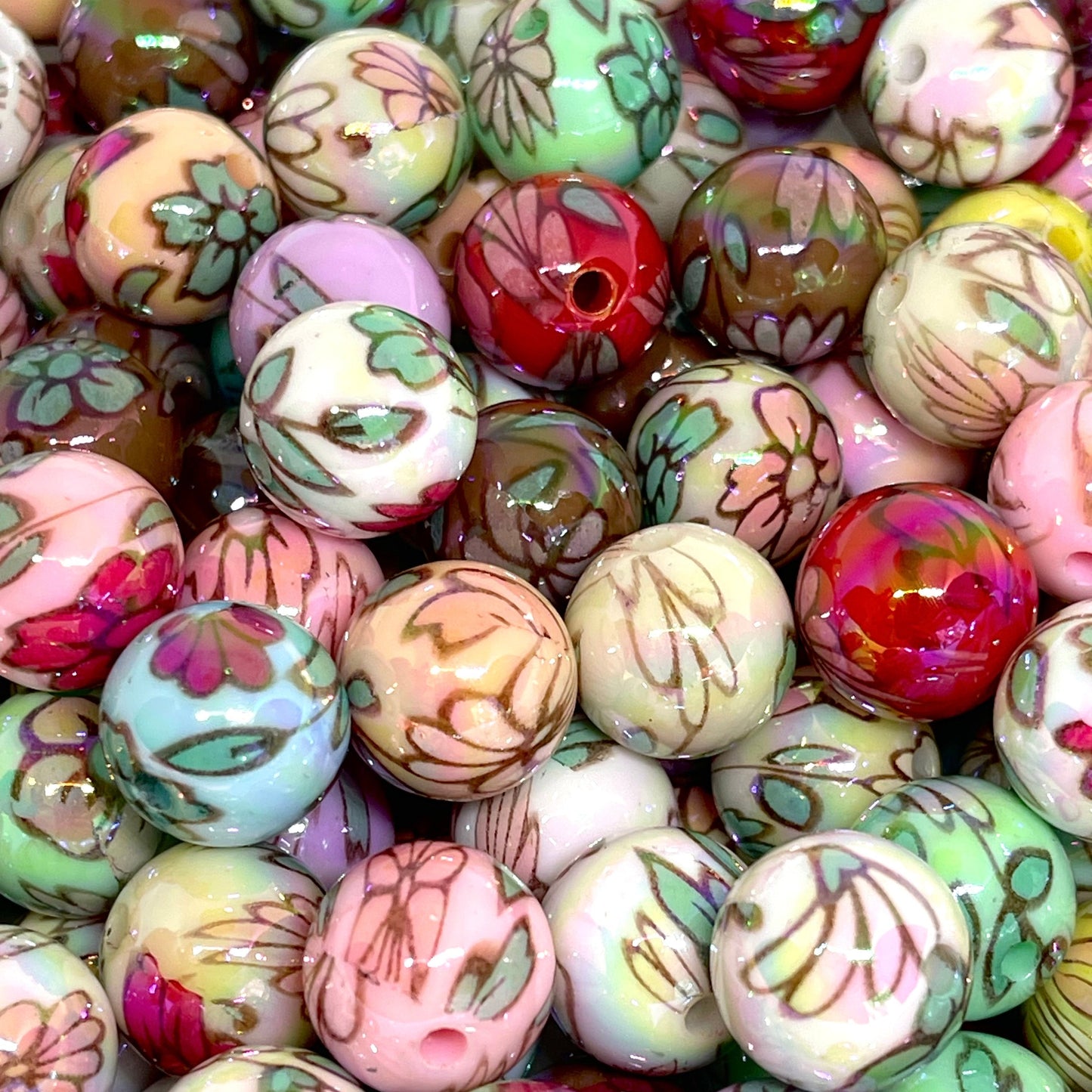 Bed Of Roses 2.0 Acrylic Beads