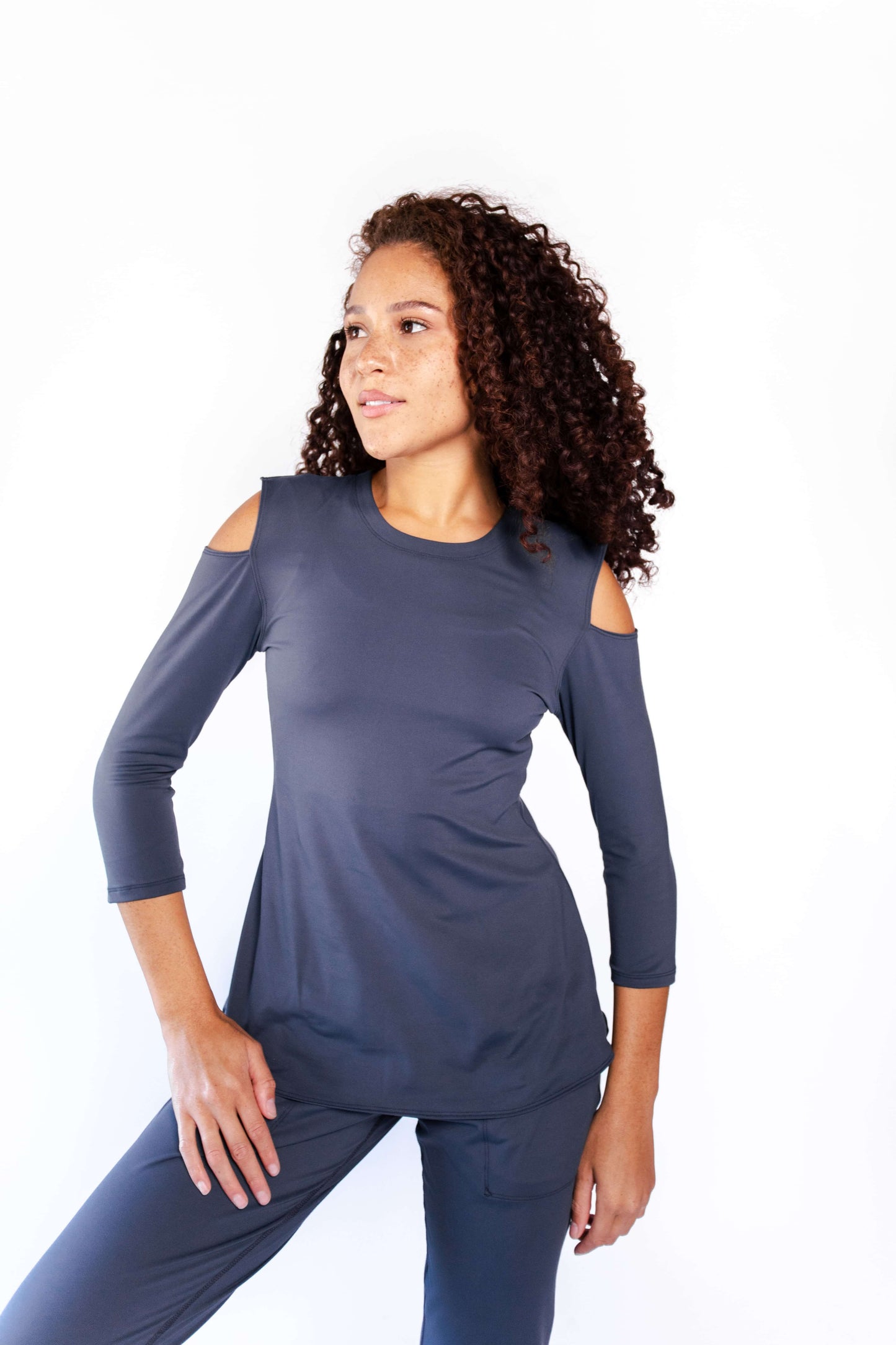 Open Shoulder Top - Nocturnal - Concordia Style Boutique