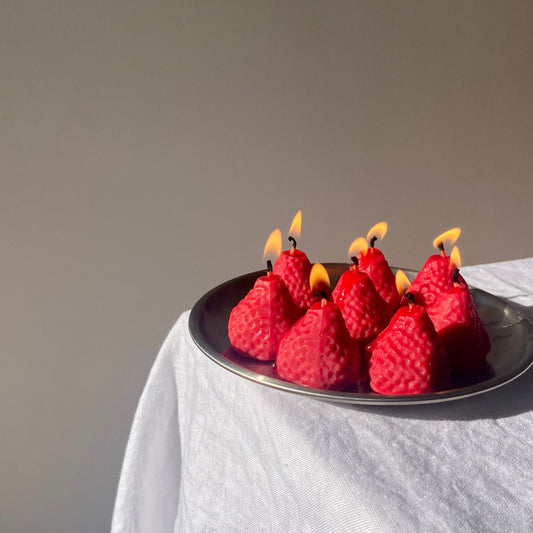 Strawberry Candles - 8 Pack - Concordia Style Boutique
