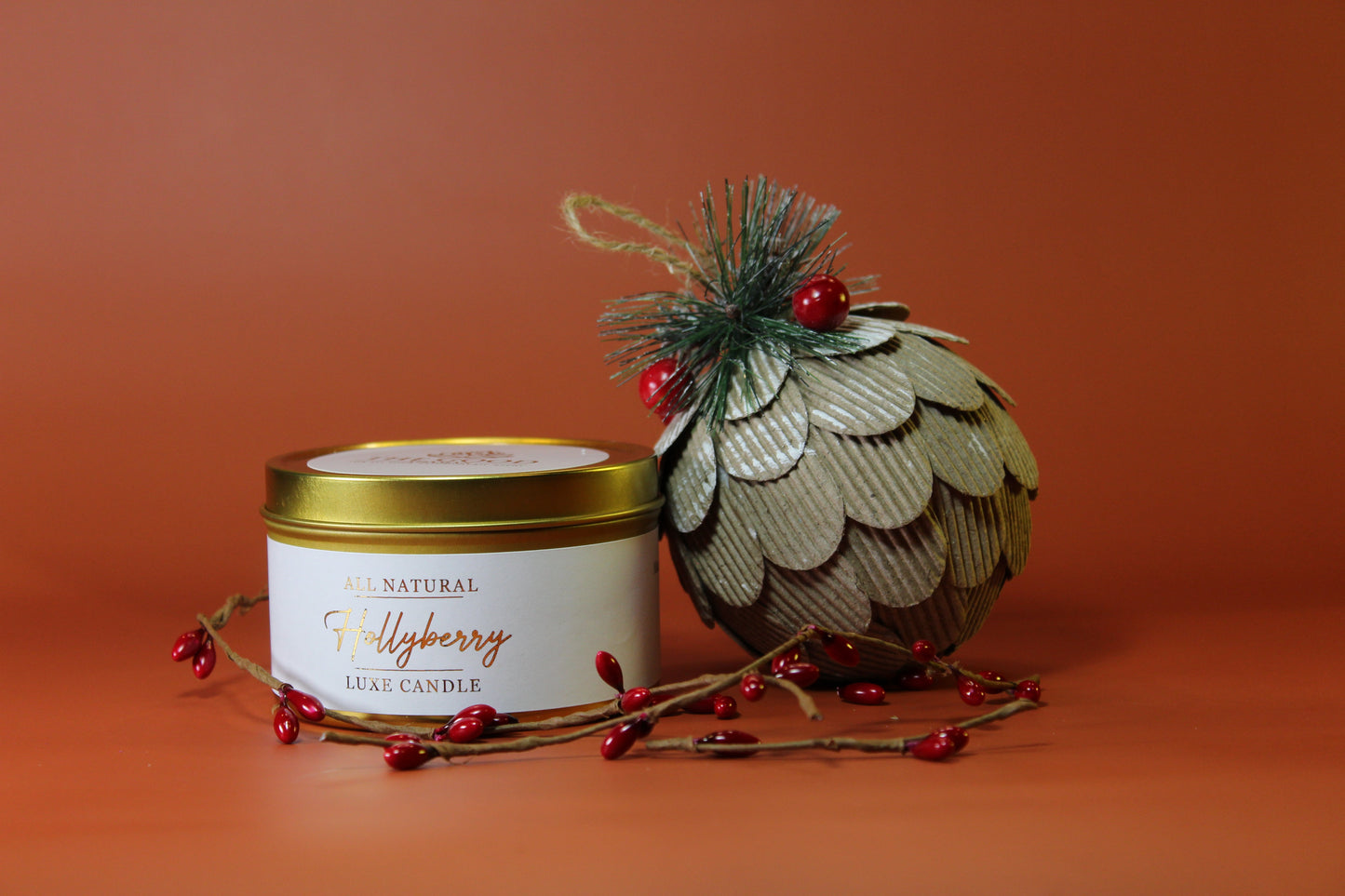 Hollyberry • Luxe Natural Coconut Wax Candle