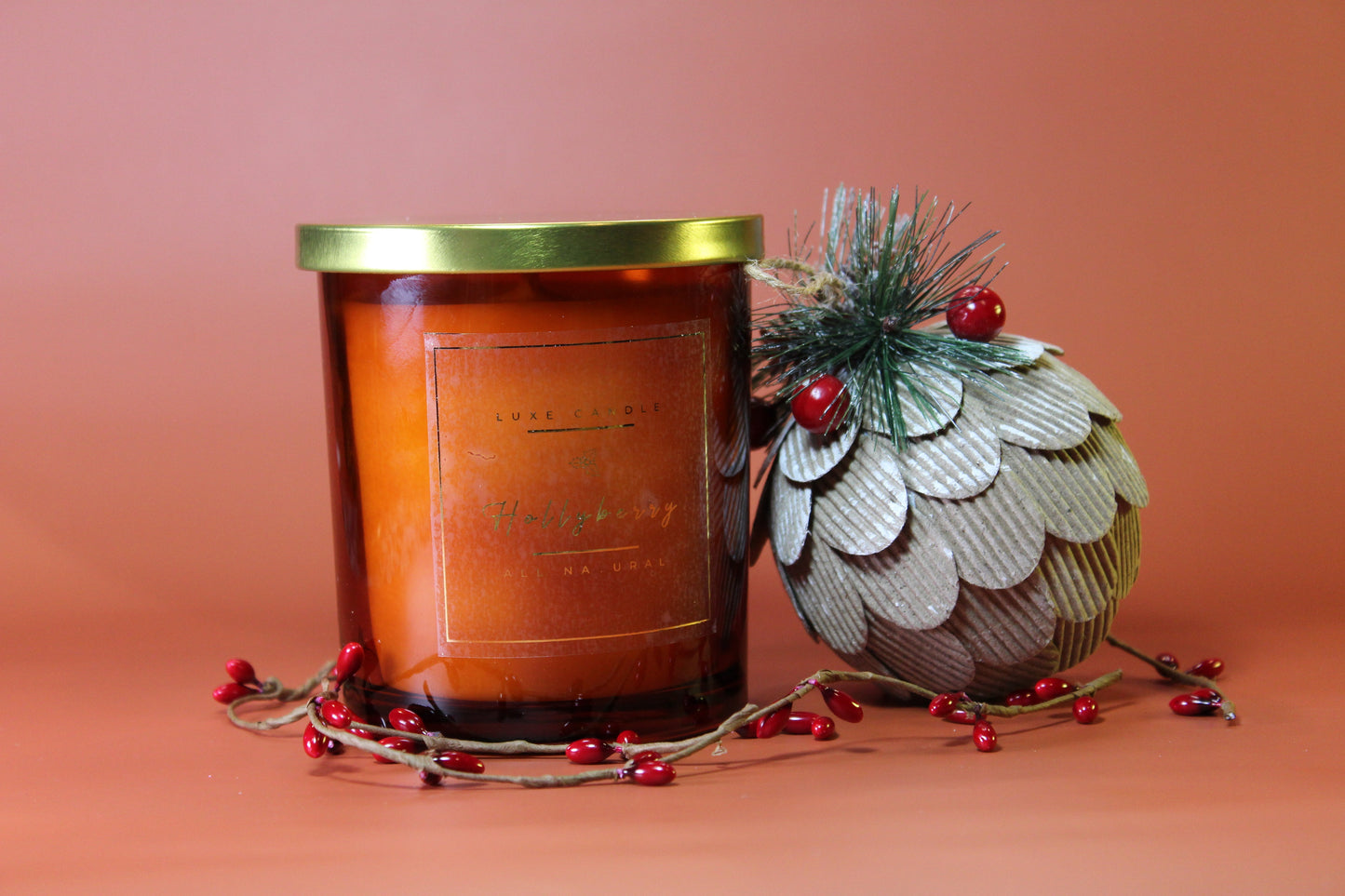 Hollyberry • Luxe Natural Coconut Wax Candle