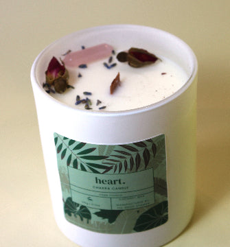 Heart Chakra Luxe Natural Coconut Wax Scented Candle