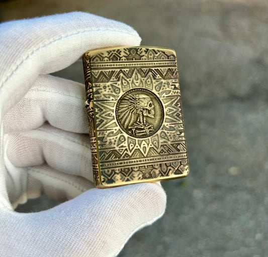 Aztec Engraved Custom Zippo Lighter - DefconSupply
