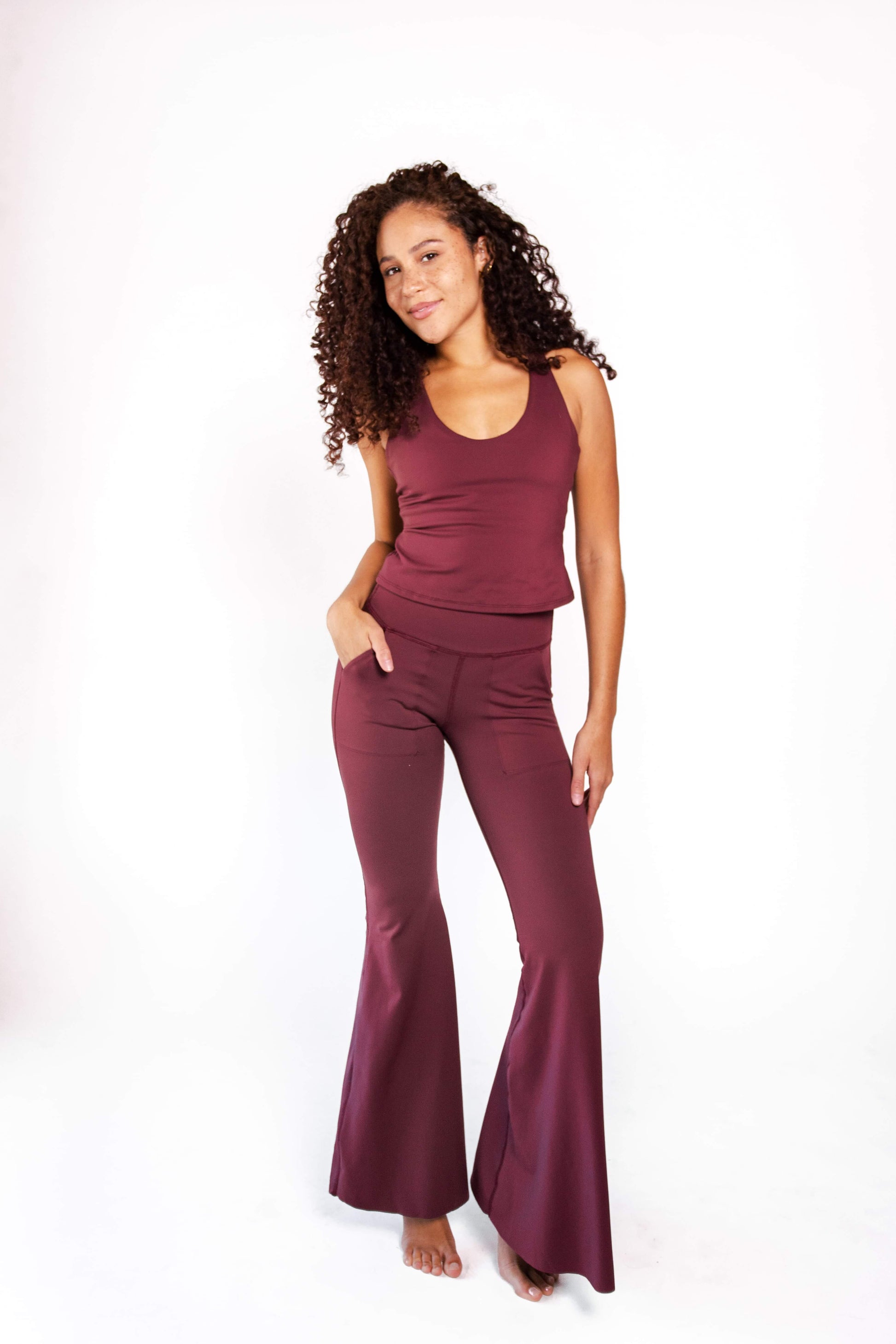 Vitality Tank - Maroon - Concordia Style Boutique