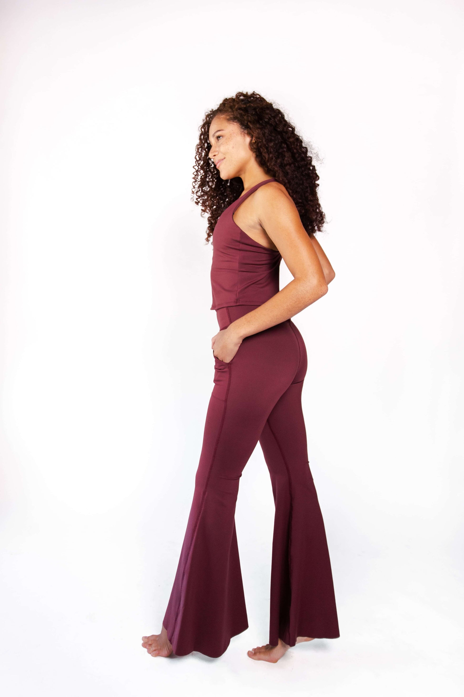 Vitality Tank - Maroon - Concordia Style Boutique