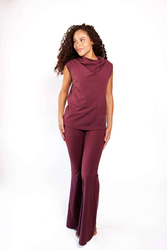 Goddess Tank - Maroon - Concordia Style Boutique