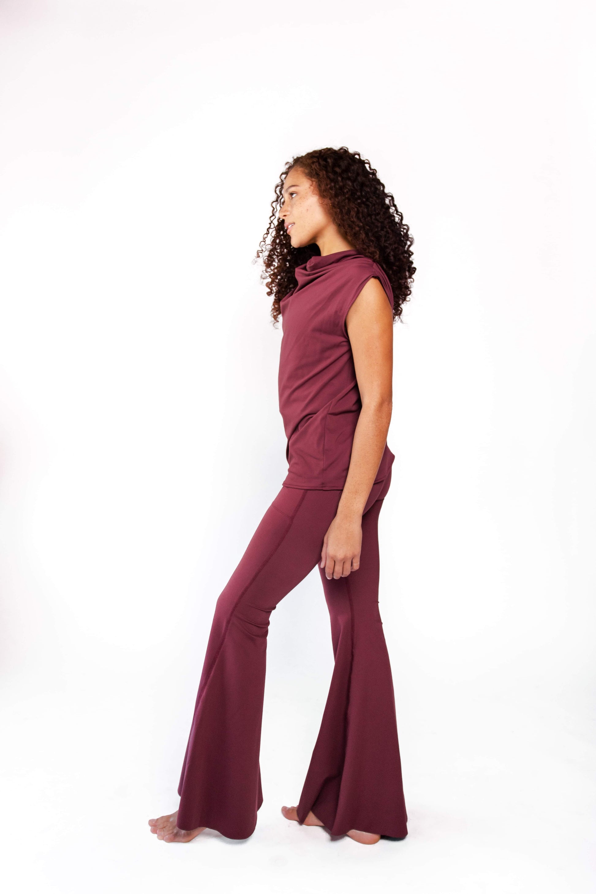 Goddess Tank - Maroon - Concordia Style Boutique
