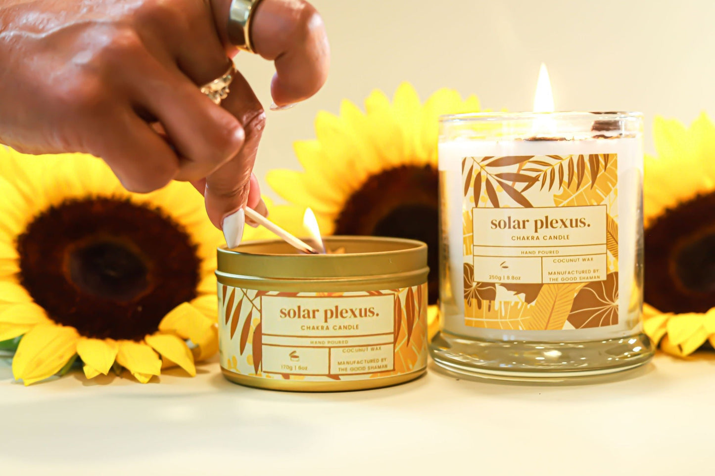 Solar Plexus Luxe Natural Coconut Wax Scented Candle