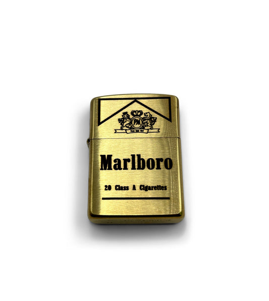 Marlboro Custom Zippo Lighter | Solid Brass Armor® Case | Made in USA