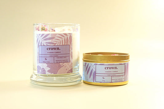 Crown Chakra Luxe Natural Coconut Wax Scented Candle