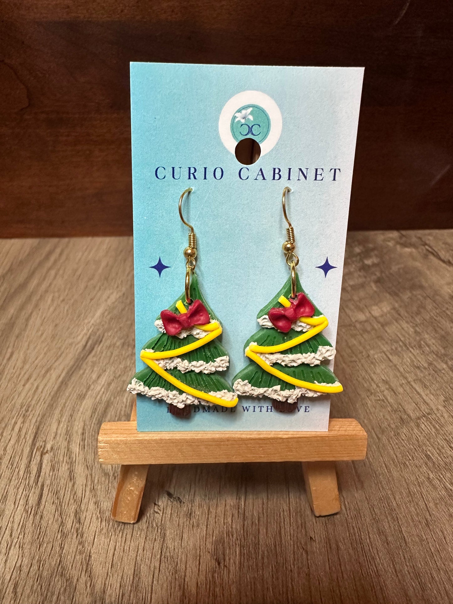 Christmas Trees - Polymer Clay Earrings