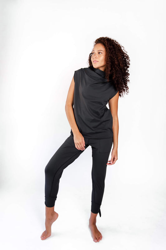 Goddess Tank - Jet Black - Concordia Style Boutique