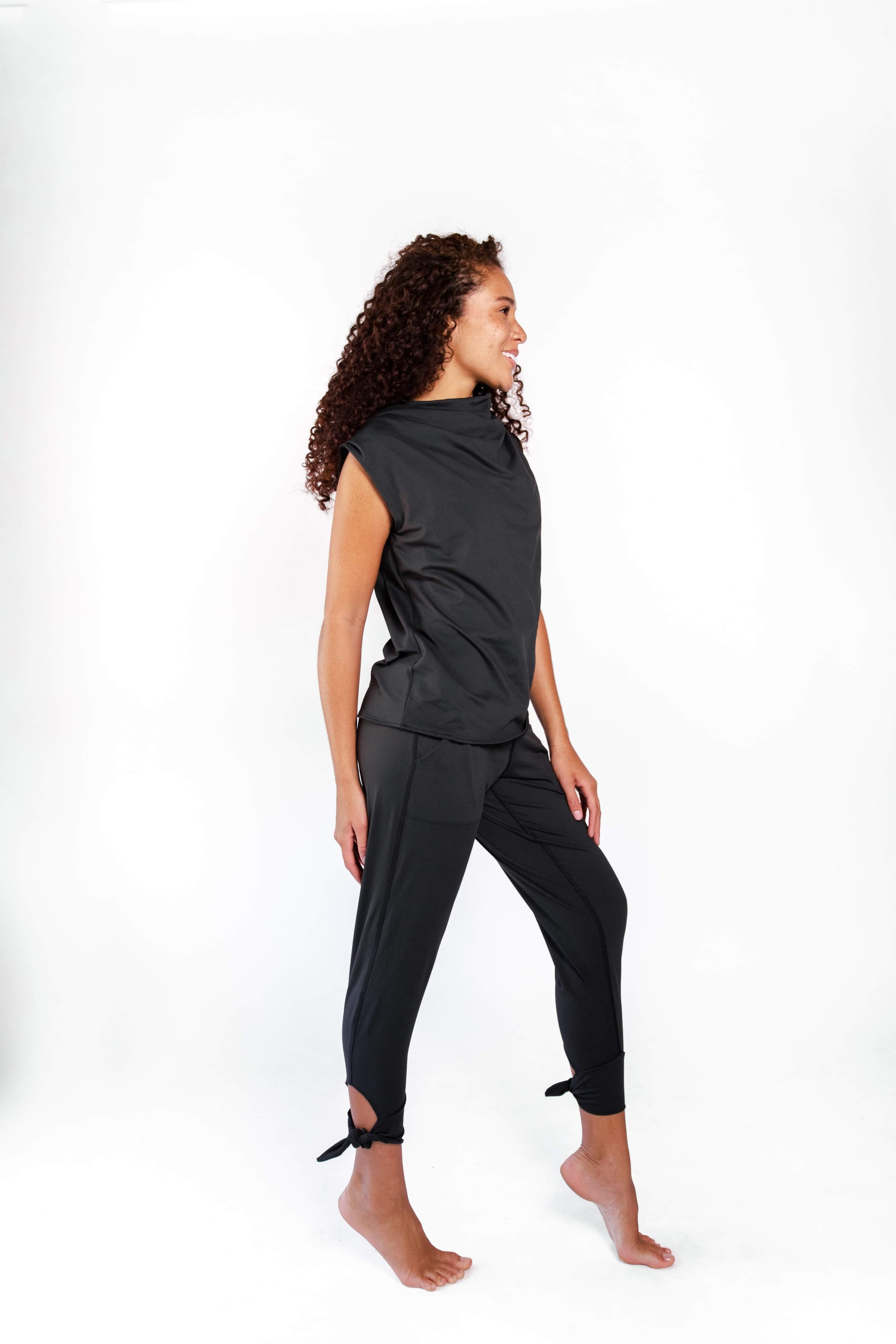 Goddess Tank - Jet Black - Concordia Style Boutique
