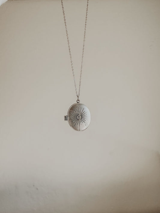 Monstrance Silver Locket - Concordia Style Boutique