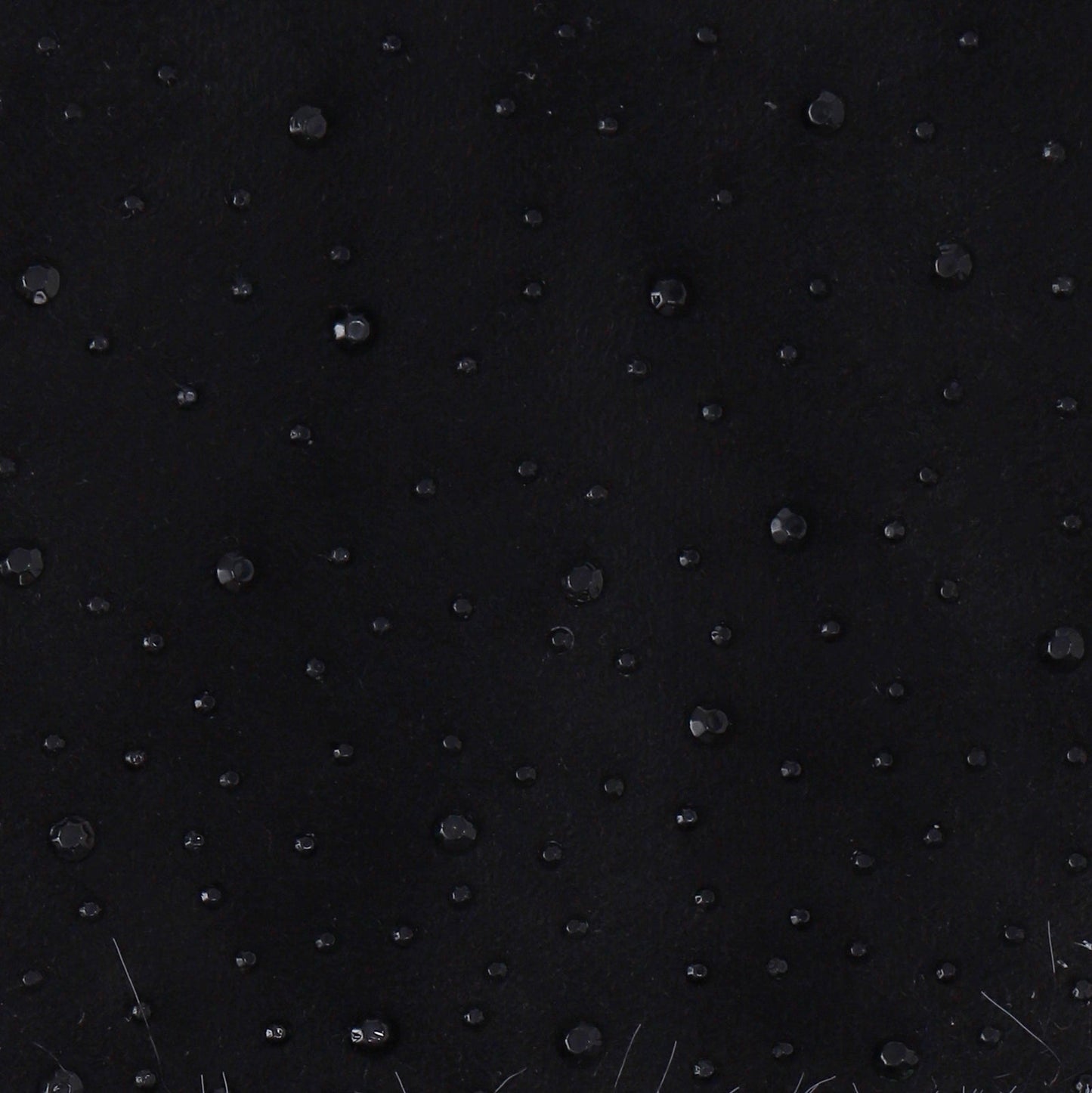 Audrey Faux Fur Gloves in Black with Black Crystals