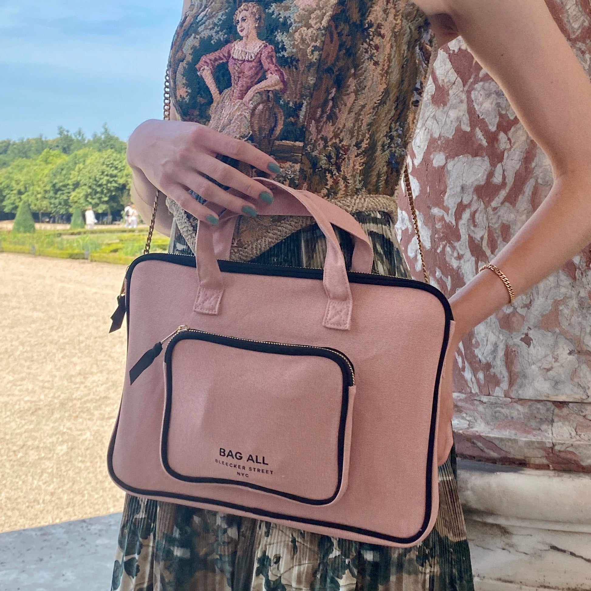 Laptop Case 13", Handle & Charger Pocket, Pink/Blush - Premium 5620 - Luggage & Bags > Luggage Accessories > Packing Organizers from Bag-all - Just $42! Shop now at Concordia Style Boutique