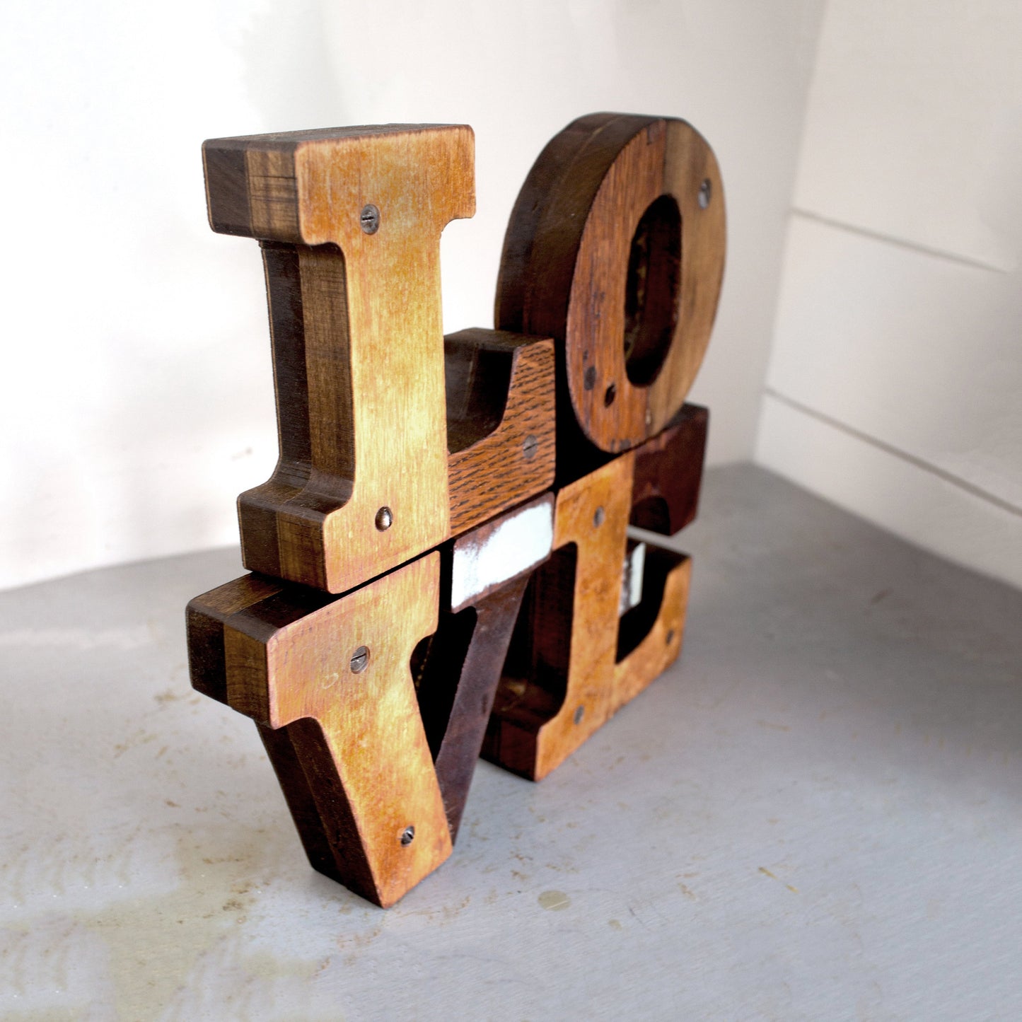 Reclaimed Wooden Letters