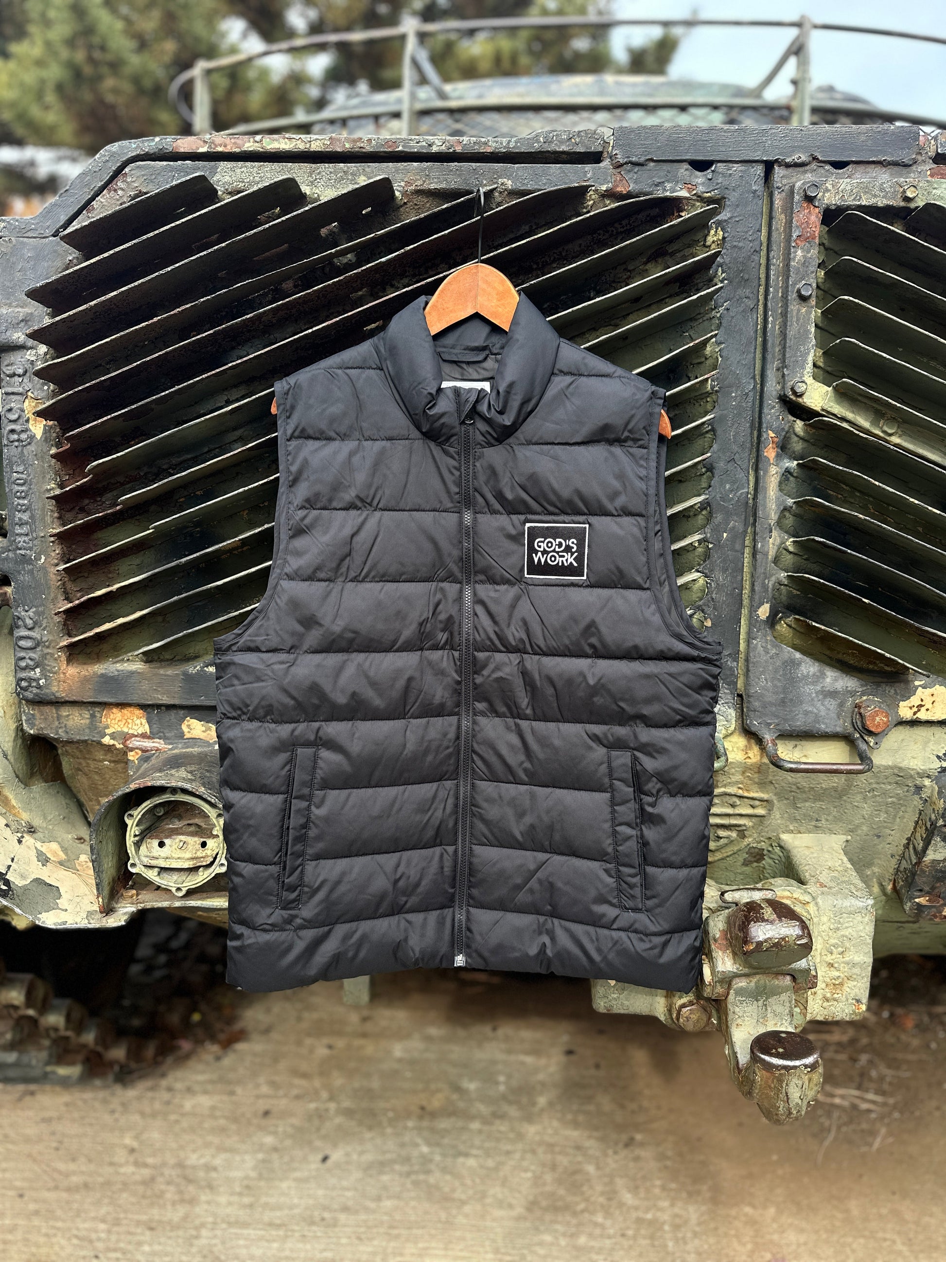 GOD'S WORK Puffer Vest (Limited Edition) - Concordia Style Boutique