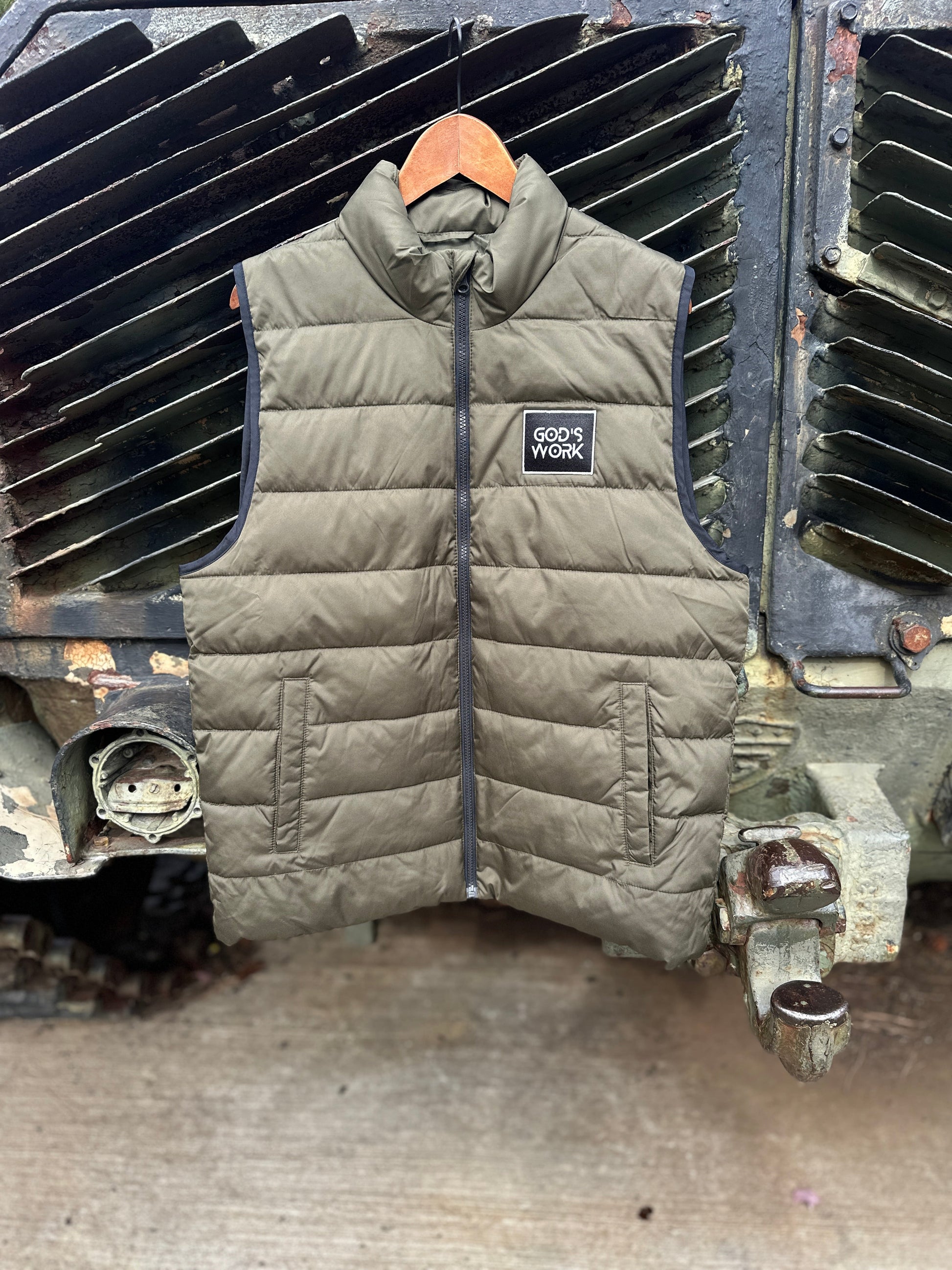 GOD'S WORK Puffer Vest (Limited Edition) - Concordia Style Boutique