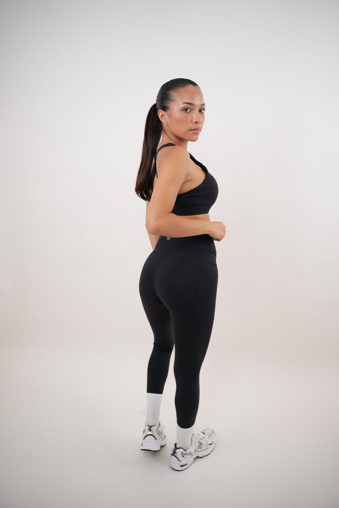 I Am Glowing Black Quick Dry Butter Soft Legging