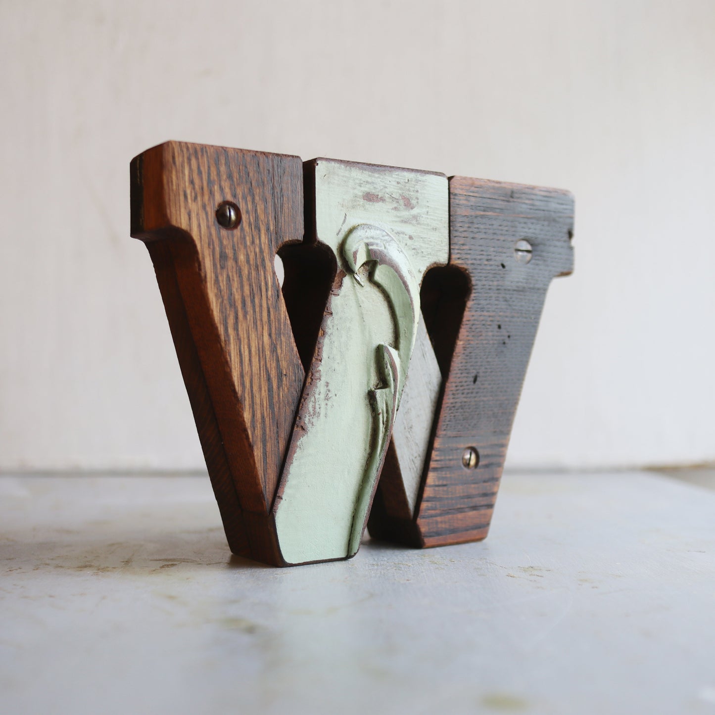 Reclaimed Wooden Letters