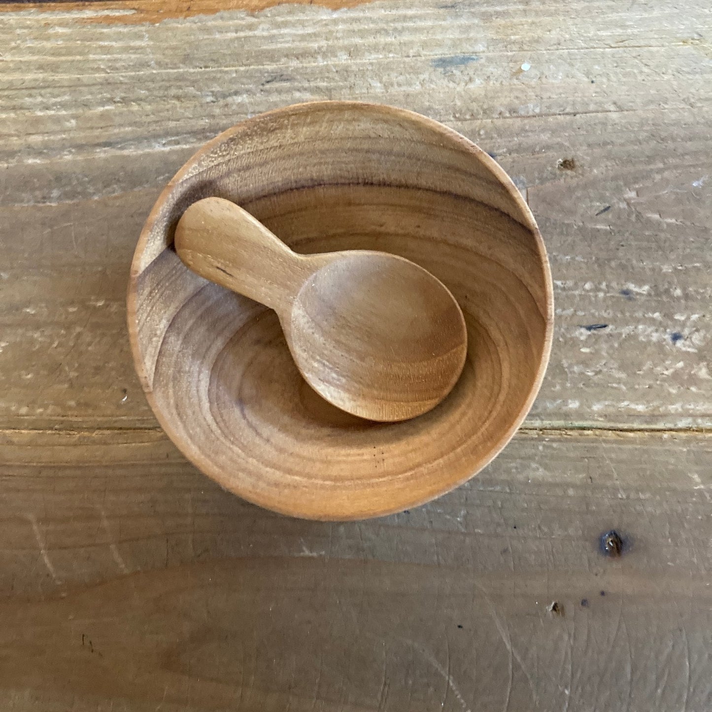 Olive Wood Bowl & Spoon