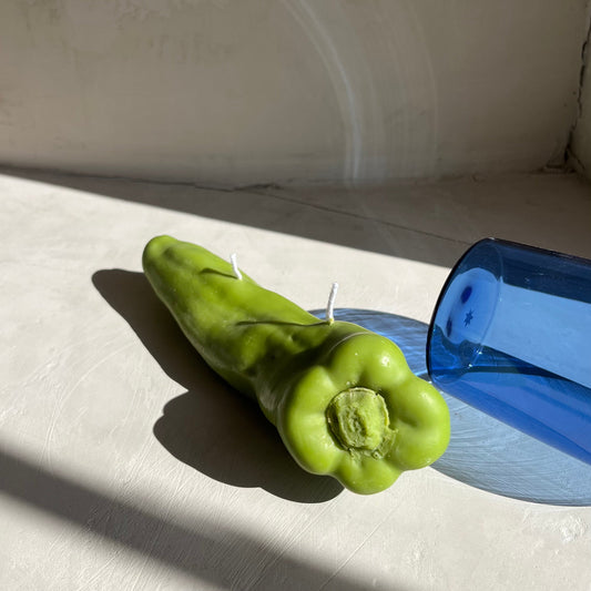 Chili Pepper Candle - Green - Concordia Style Boutique