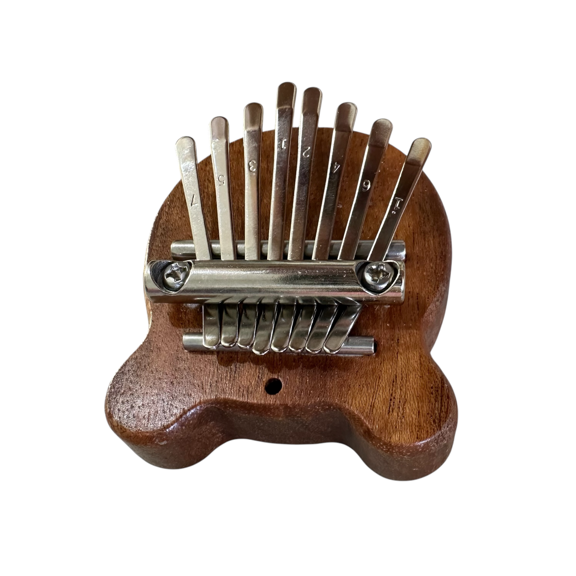 Mini Bear-Shaped Wooden Kalimba – 8-Key Thumb Piano - Concordia Style Boutique