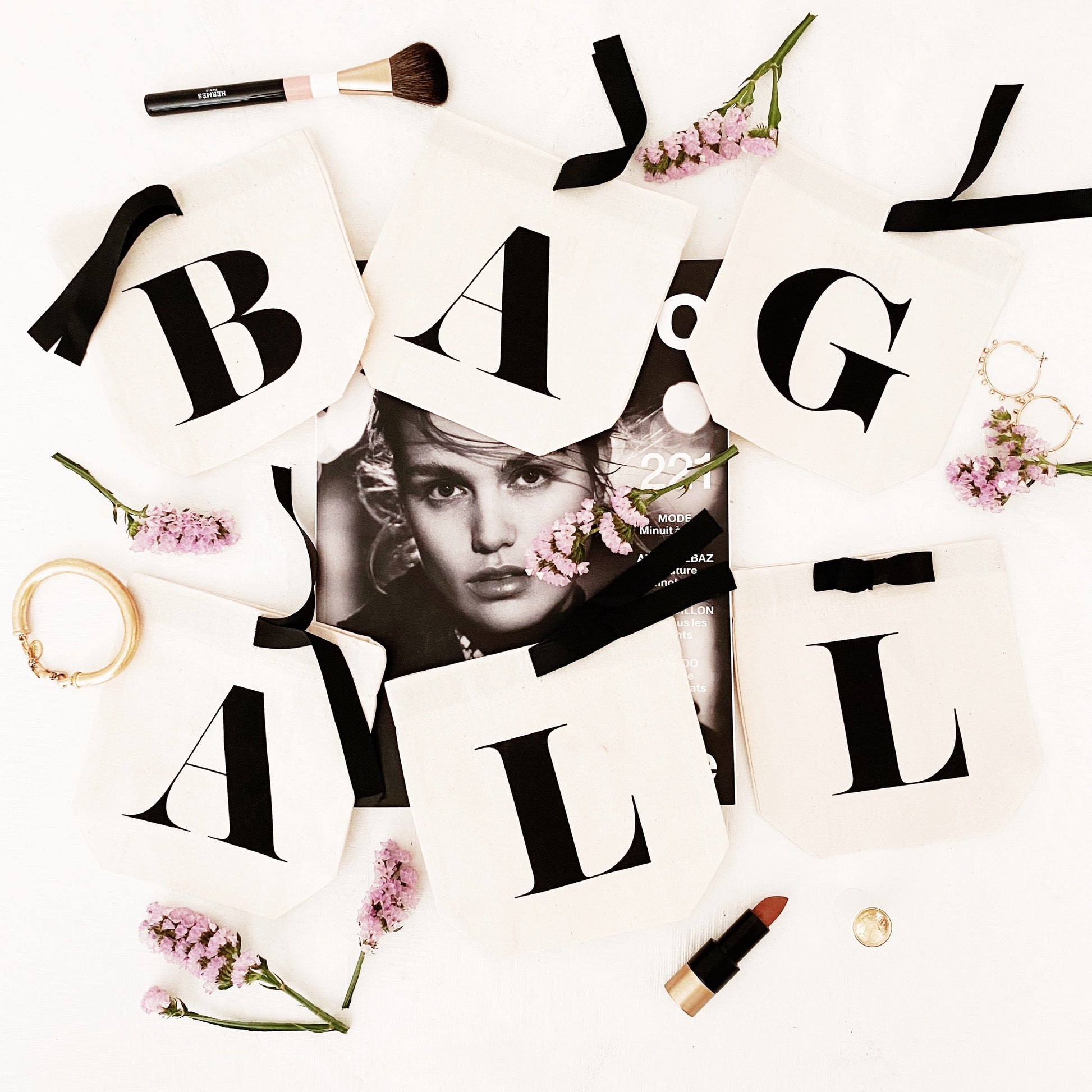 Small Letter Bags Classic, Cream - Concordia Style Boutique