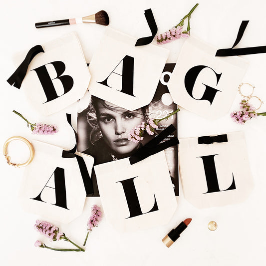 Small Letter Bags Classic, Cream - Concordia Style Boutique