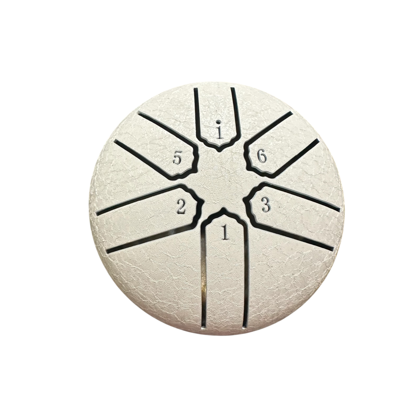 Mini Steel Rain Drum – 3-Inch Percussion Instrument with Mallet (White) - Concordia Style Boutique