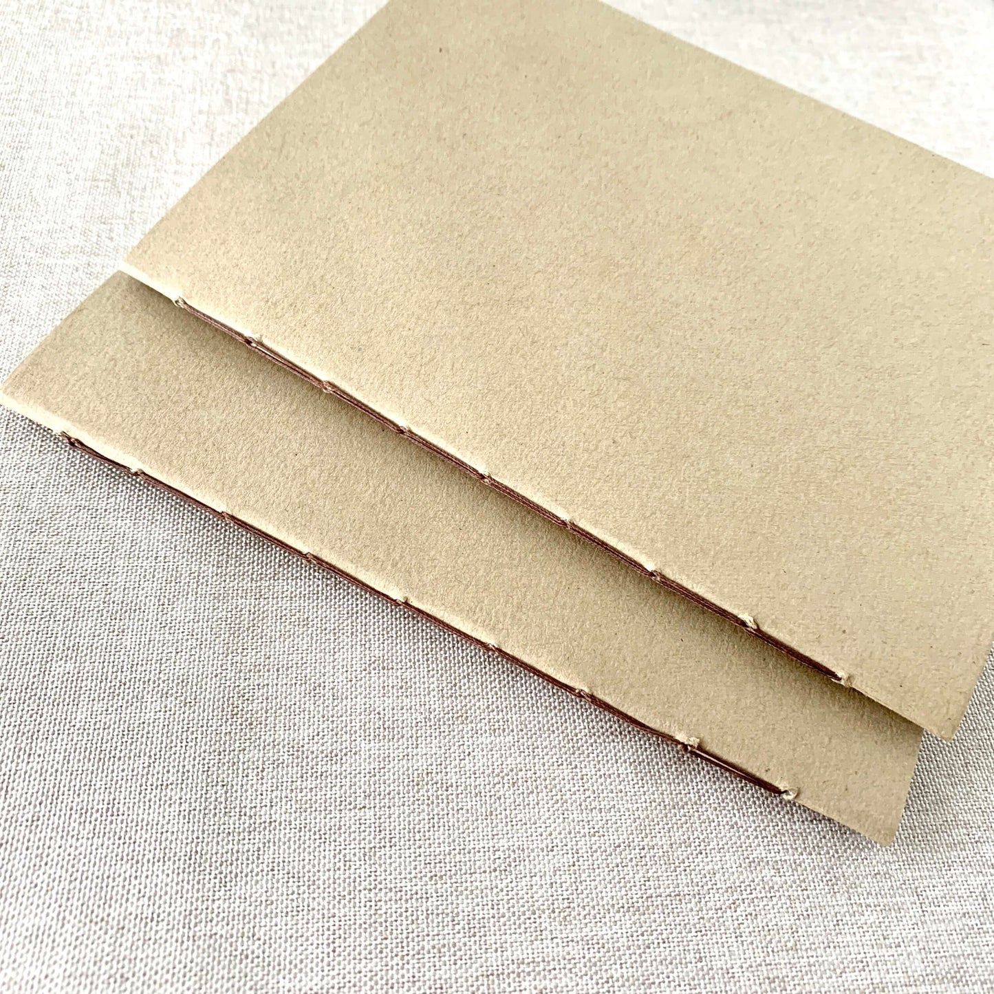 Composition Kraft Travelers Notebook Insert - A6 - Composition Ruled - Fountain Pen Friendly Notebook - Hand-Stitched Binding