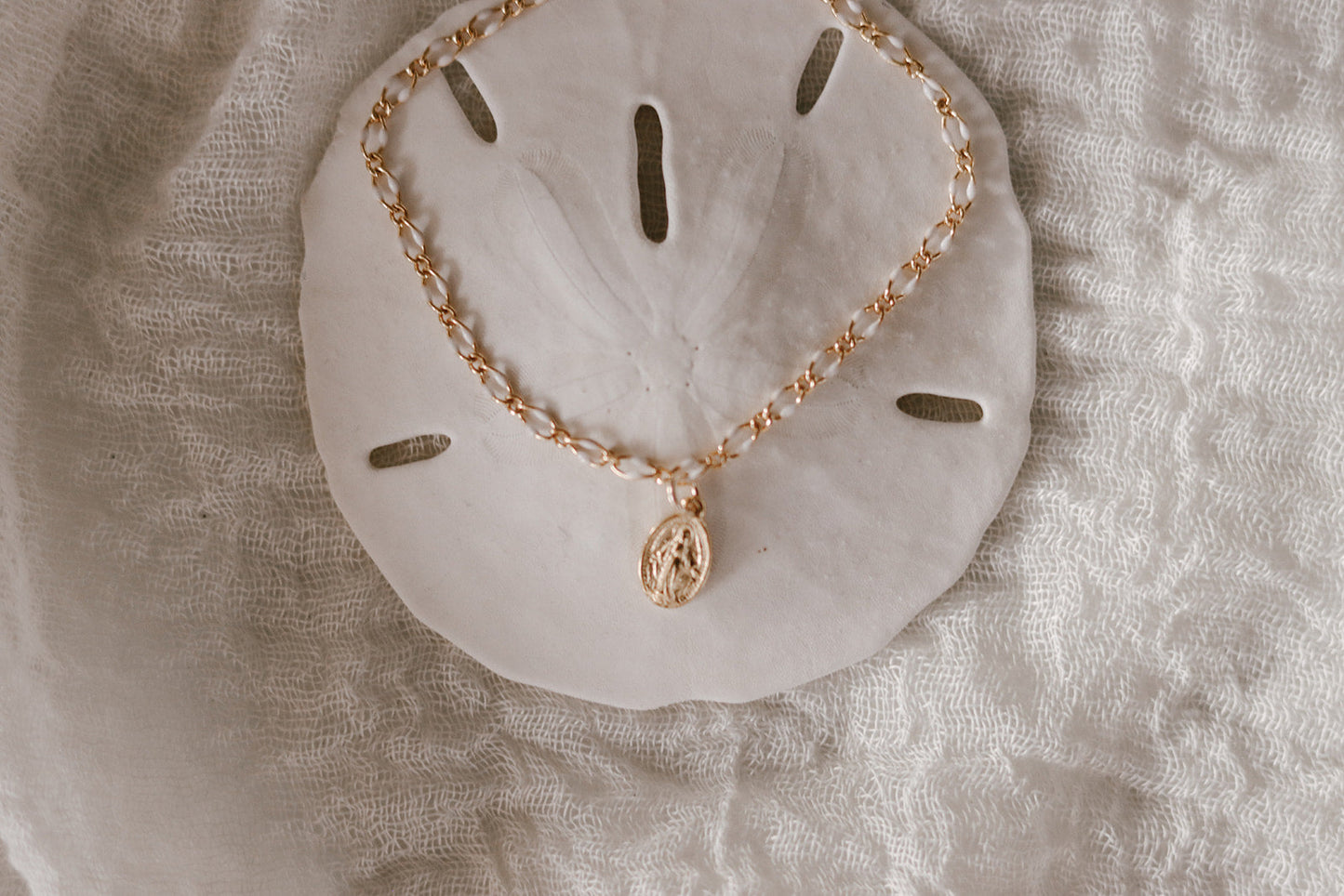 Our Lady of Snow Miraculous Medal Bracelet