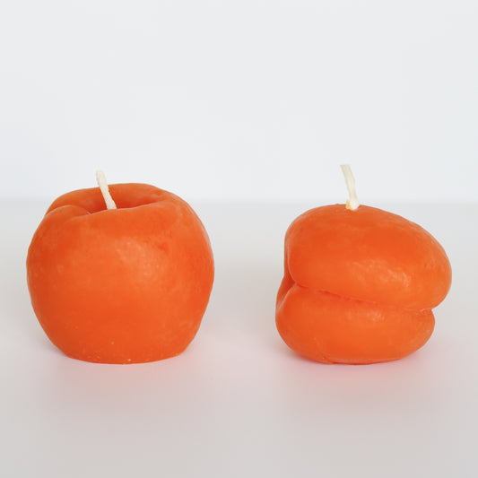 BEESWAX APRICOT CANDLE SET OF 2 - Concordia Style Boutique