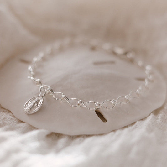 Marian Consecration Bracelet in Sterling Silver
