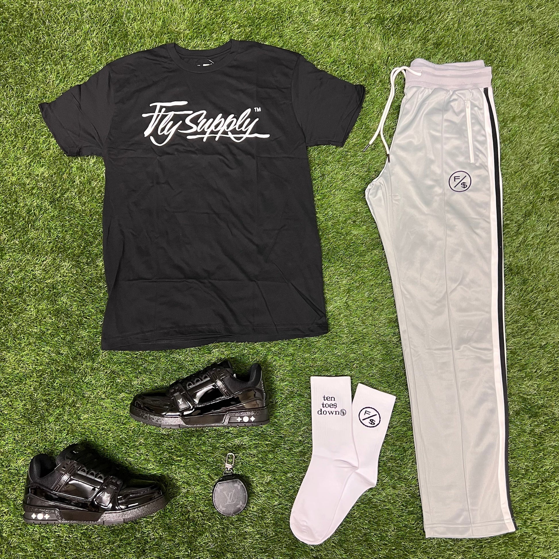 Fly Supply Logo: Black (10 Year Anniversary) - Concordia Style Boutique