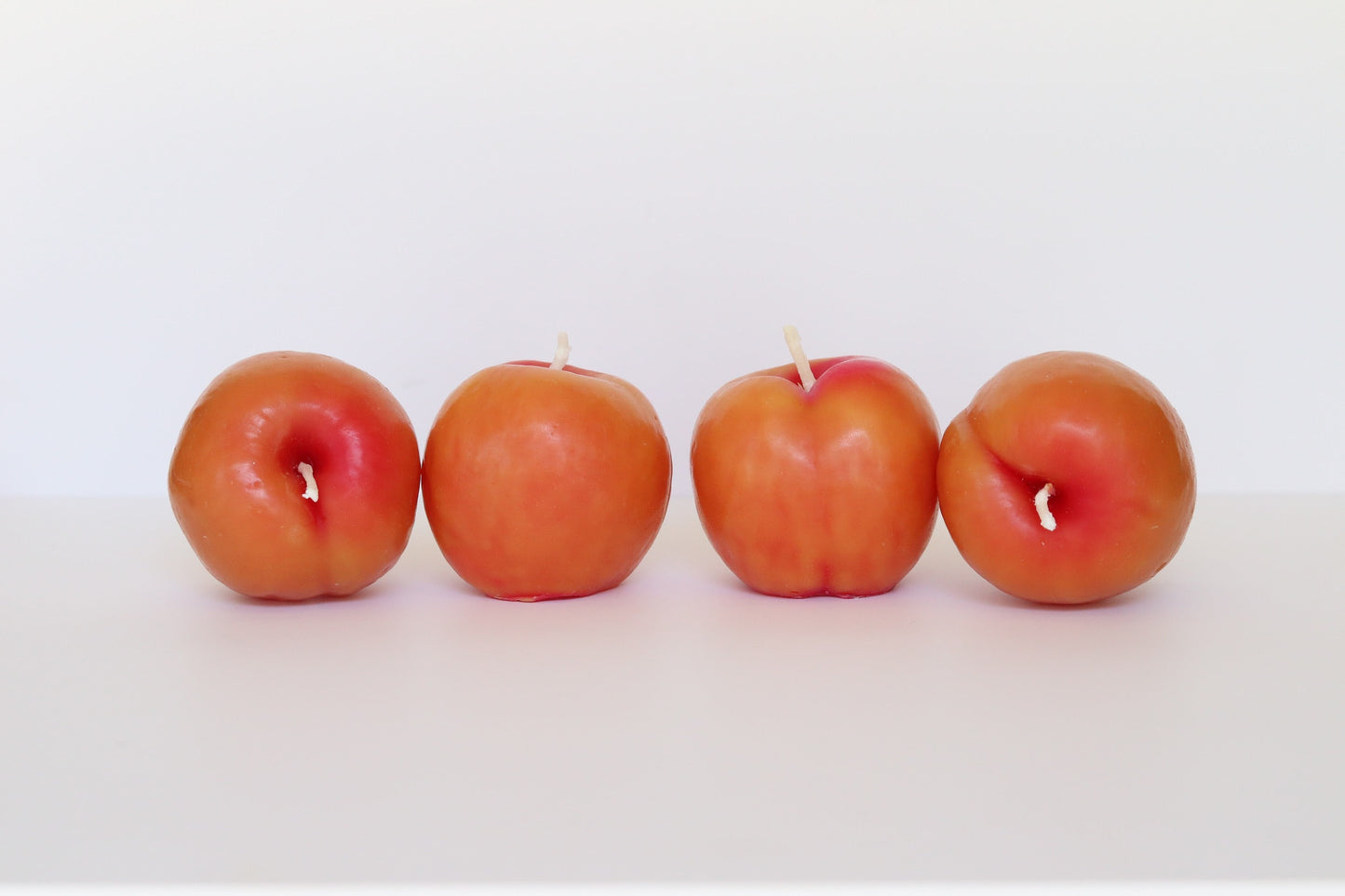 YELLOW PEACHES BEESWAX CANDLES - SET OF 4 - Concordia Style Boutique