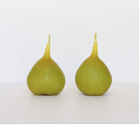 GREEN FIG BEESWAX TEALIGHT CANDLES - SET OF 2 - Concordia Style Boutique