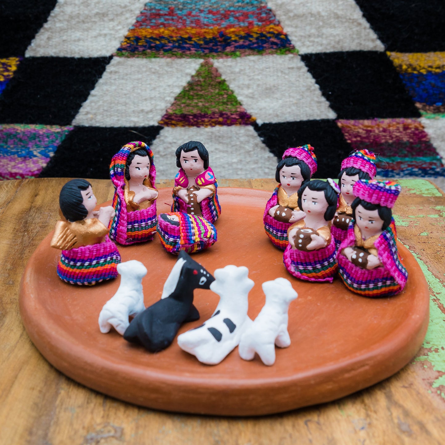 Colorful Terracotta Nativity Scene - Concordia Style Boutique