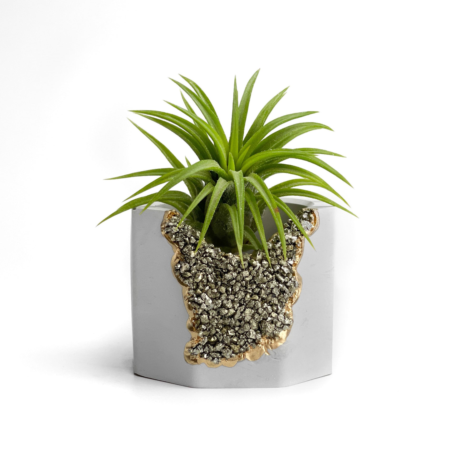 PYRITE GEODE PLANTER - Concordia Style Boutique