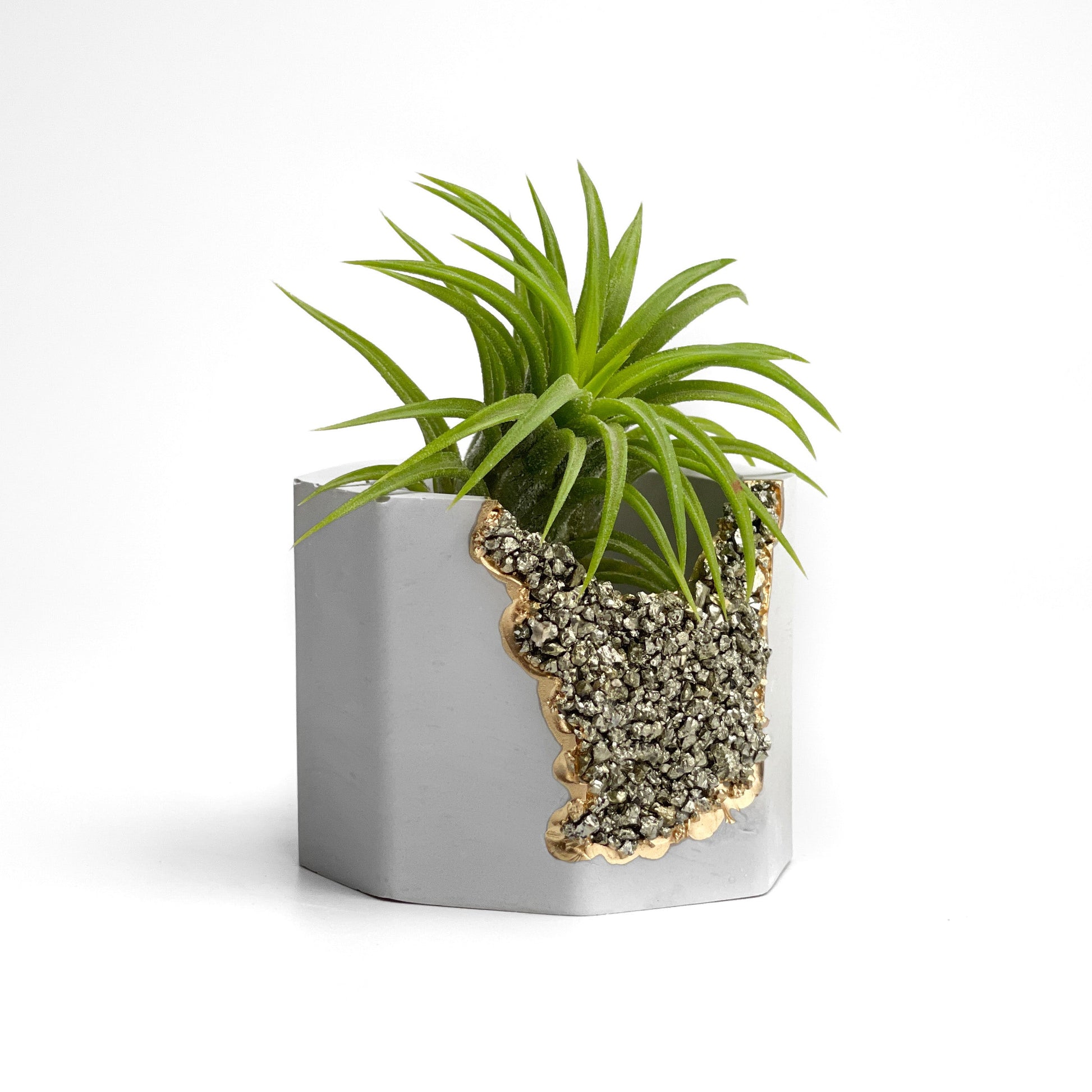 PYRITE GEODE PLANTER - Concordia Style Boutique