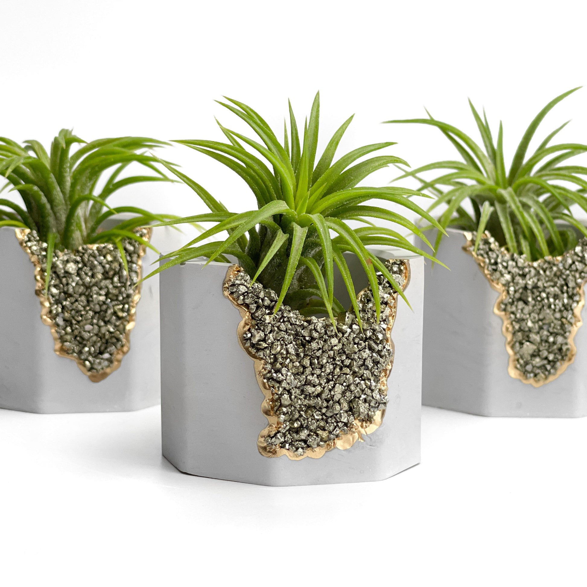PYRITE GEODE PLANTER - Concordia Style Boutique