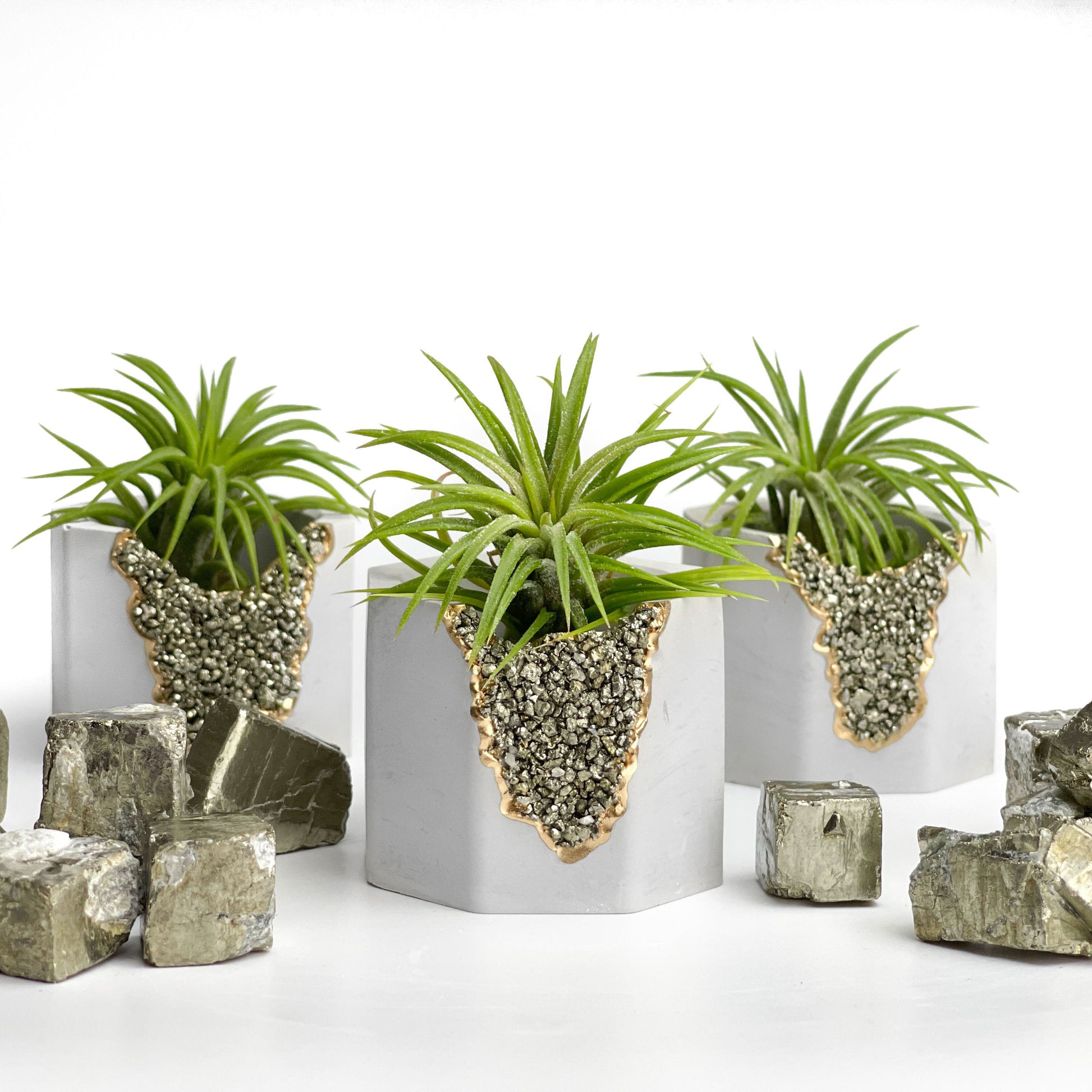 PYRITE GEODE PLANTER - Concordia Style Boutique