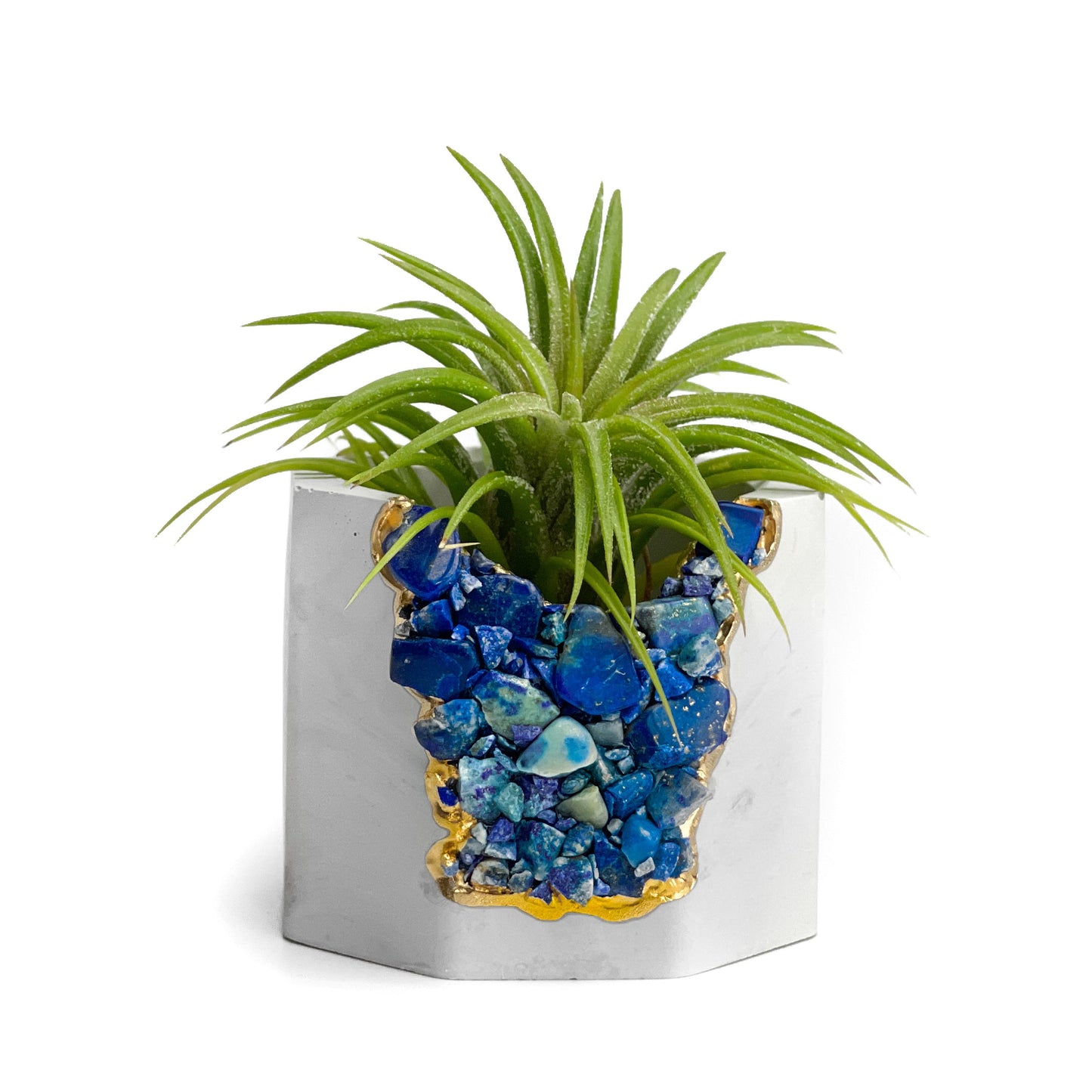 LAPIS LAZULI GEODE PLANTER - Concordia Style Boutique