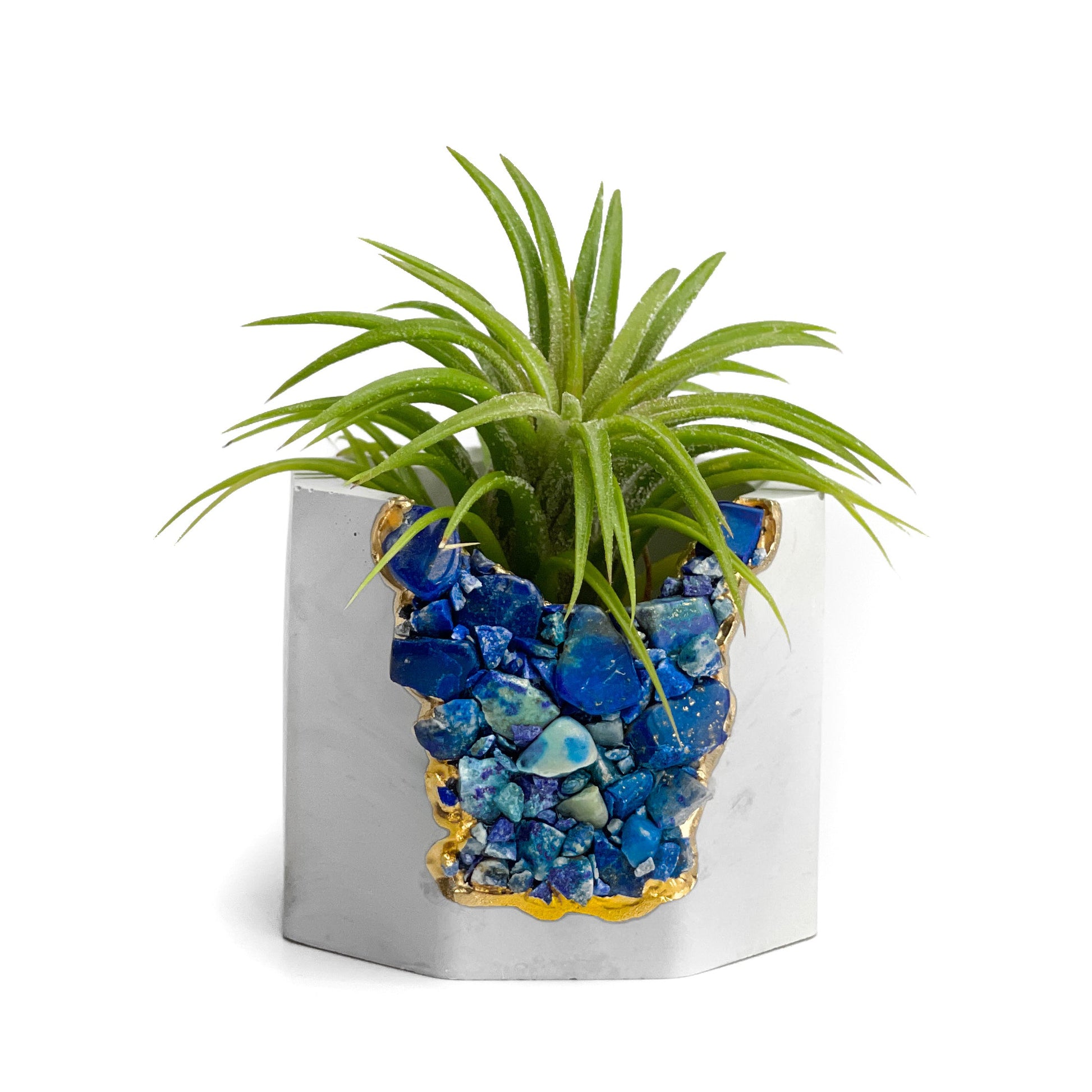 LAPIS LAZULI GEODE PLANTER - Concordia Style Boutique