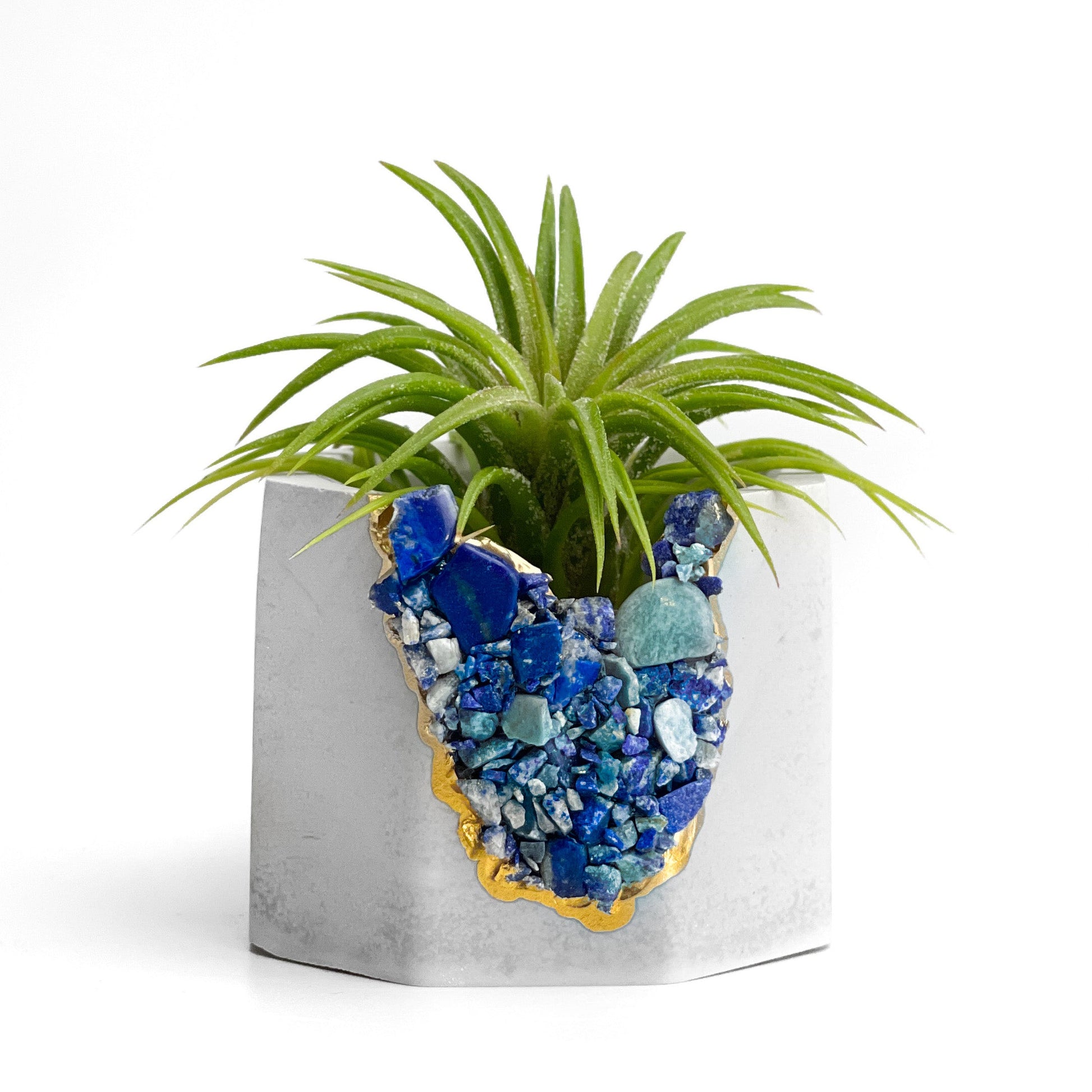 LAPIS LAZULI GEODE PLANTER - Concordia Style Boutique